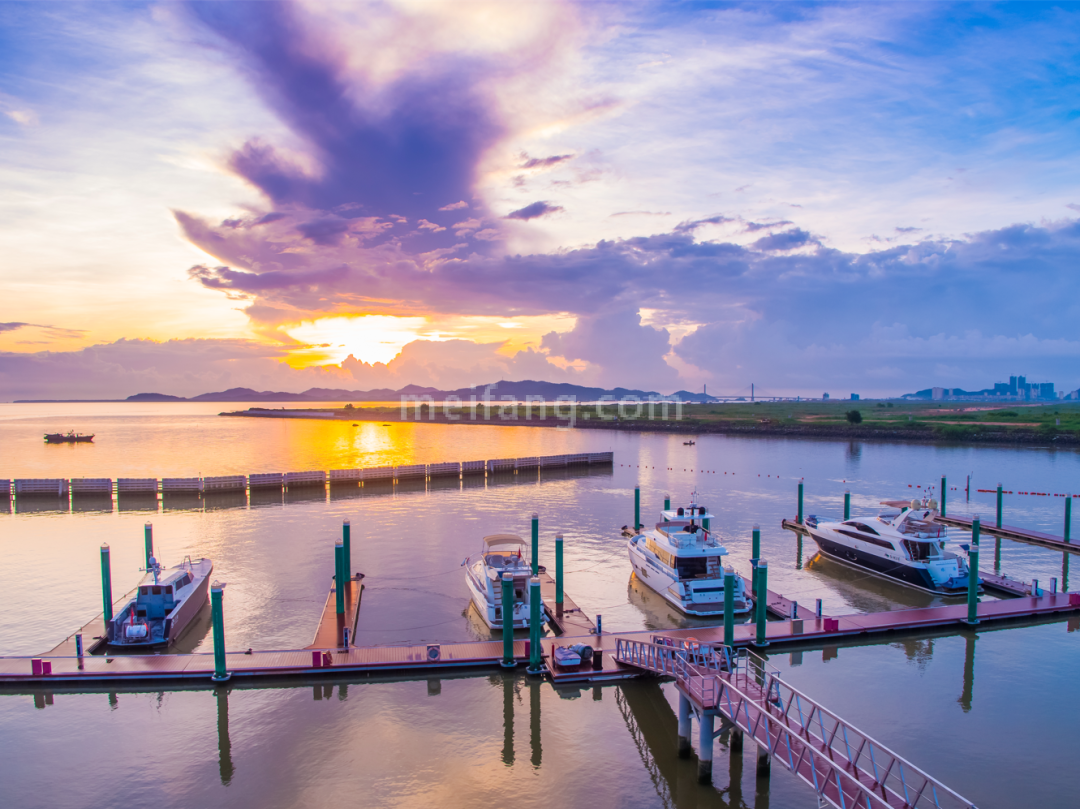 万科红树东岸游艇码头实景图