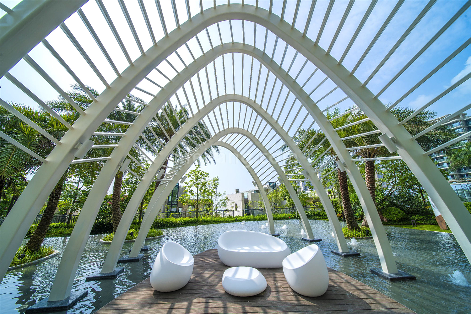 华发绿洋湾实景图