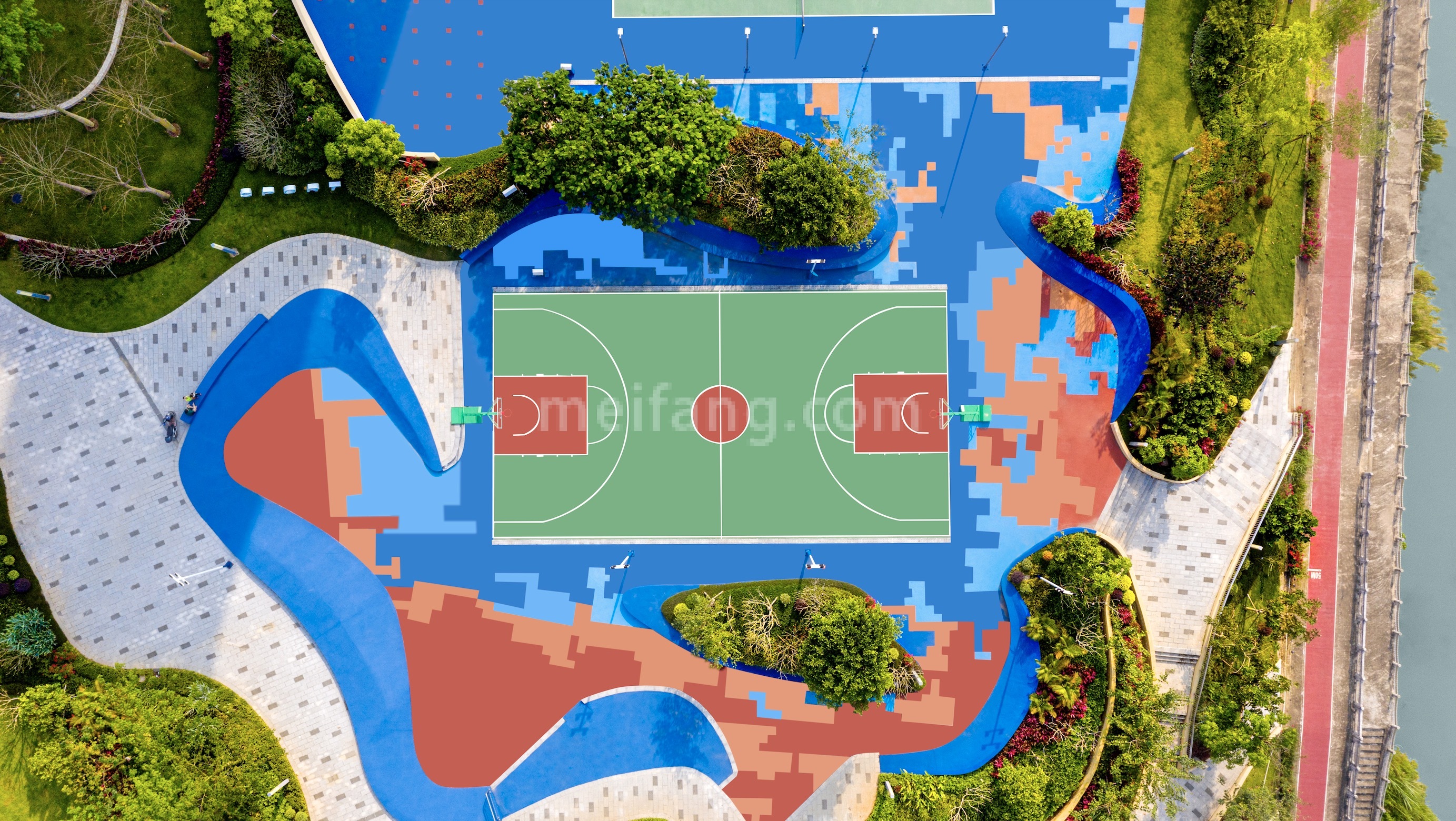 富力阅山湖实景图