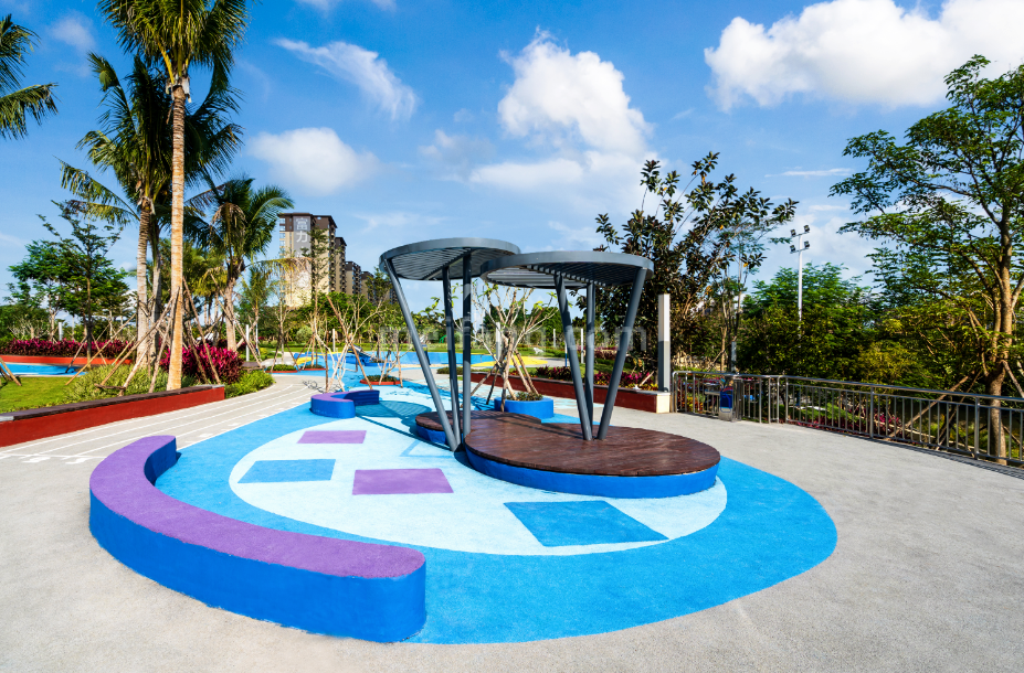 富力阅山湖实景图