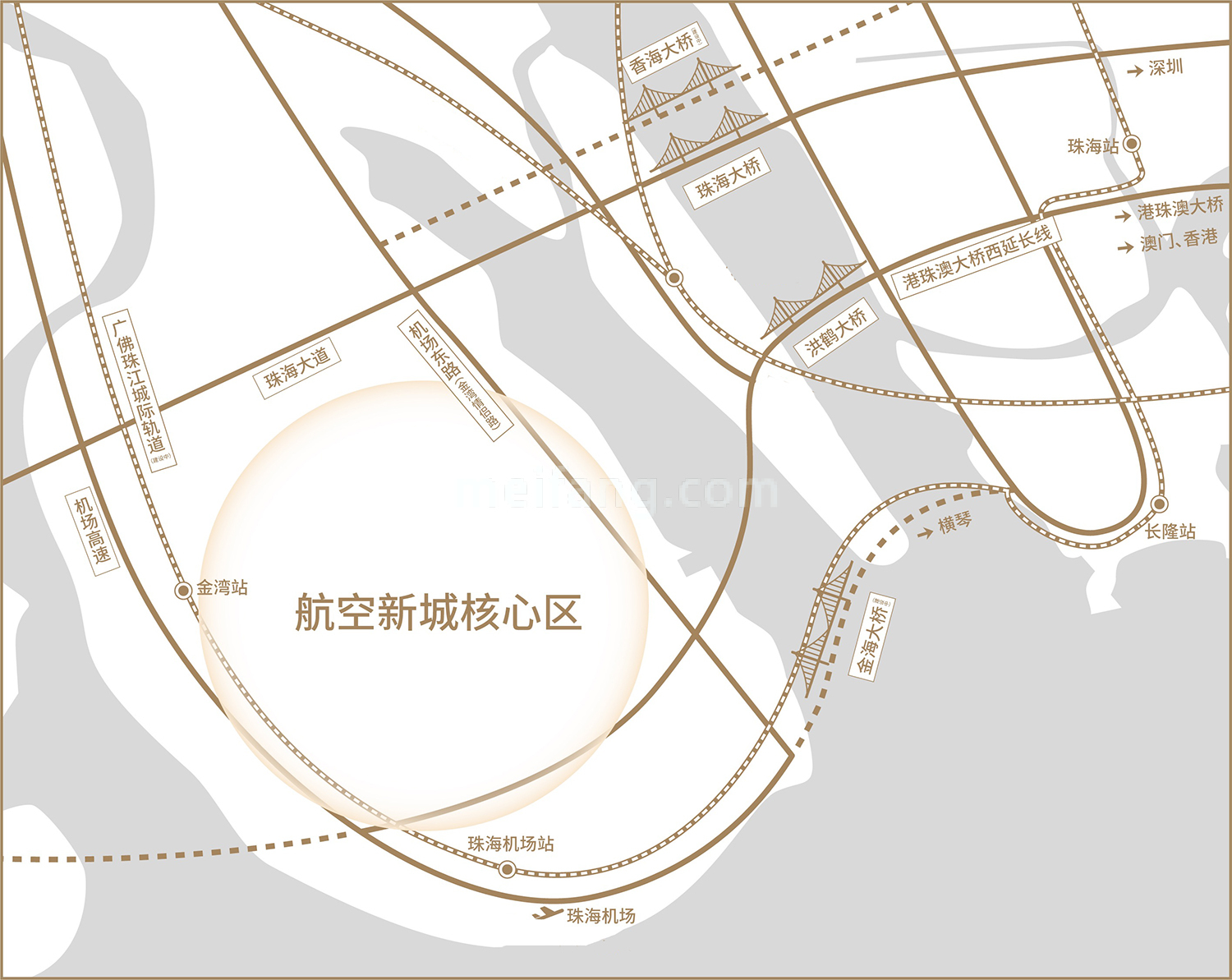 华发碧桂园滨海半岛区位图