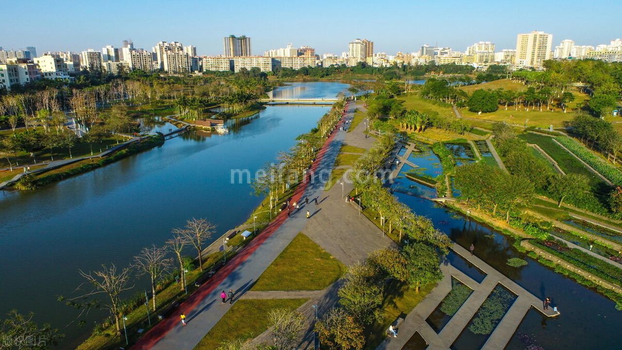 椰海明珠美舍河凤翔湿地公园