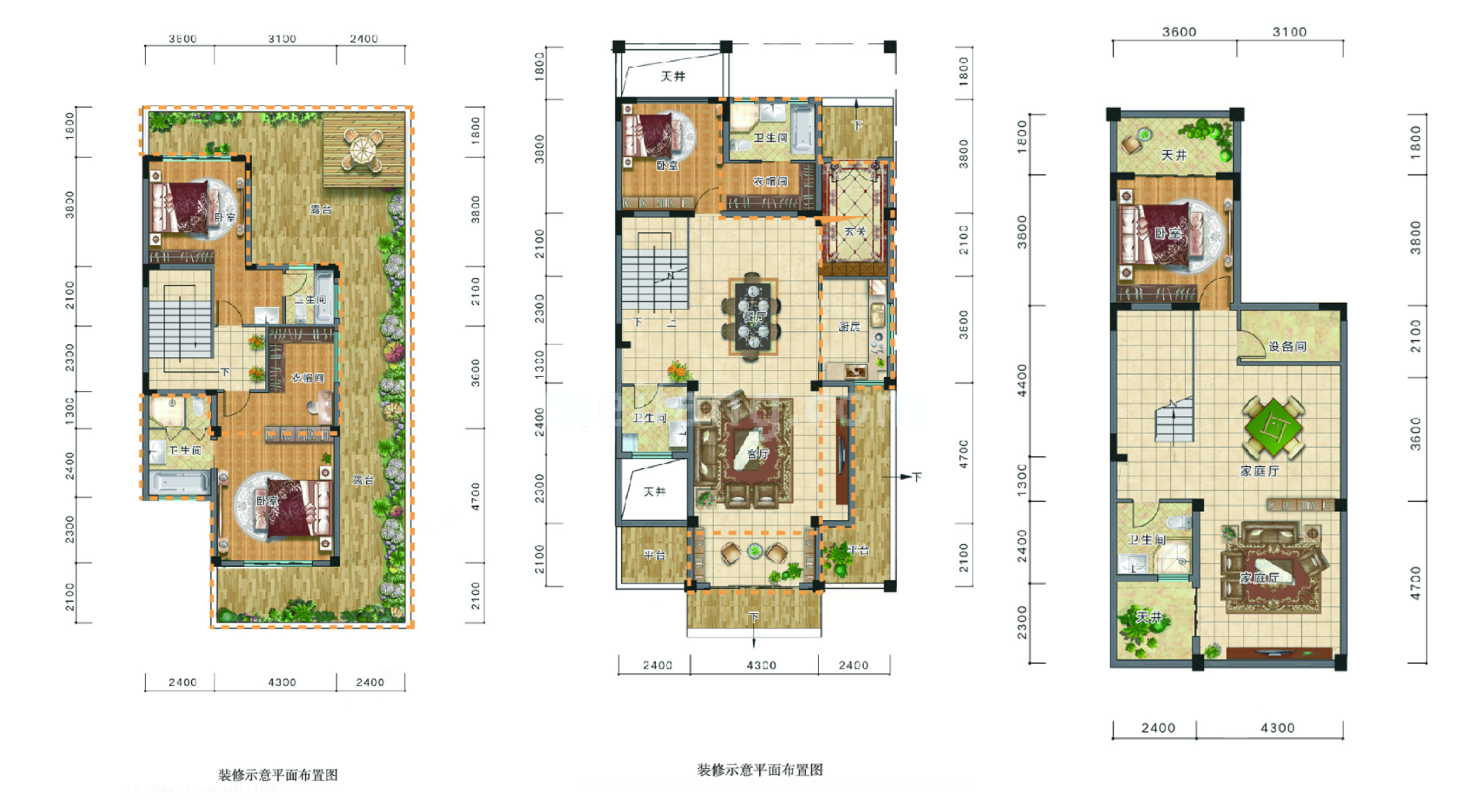 联排 云墅 建筑面积219㎡