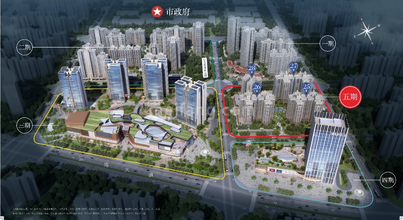 滨海新天地地块位置图