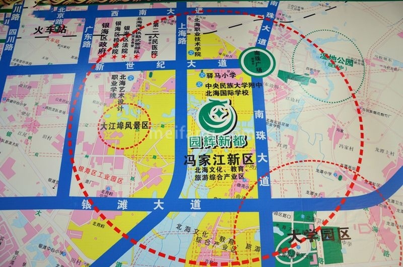 园辉新都交通图