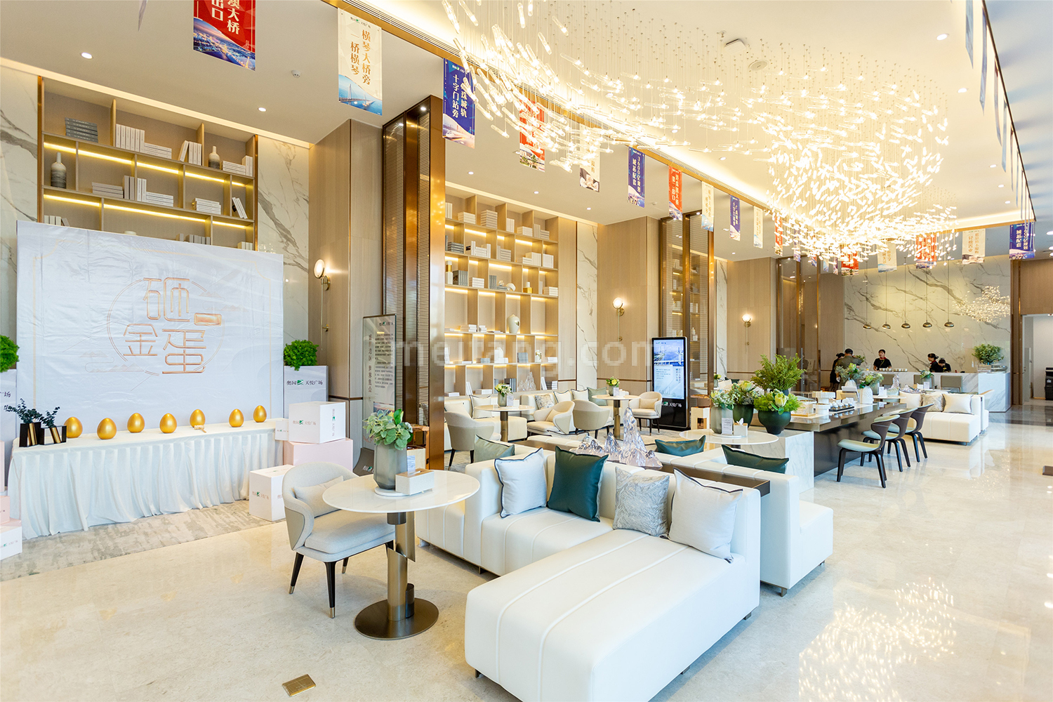 奥园天悦广场营销中心实景图
