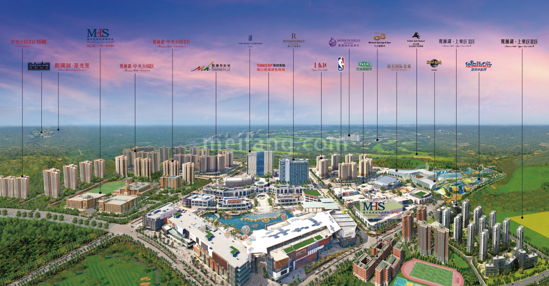 观澜湖上东Ⅲ区观澜湖整体配套