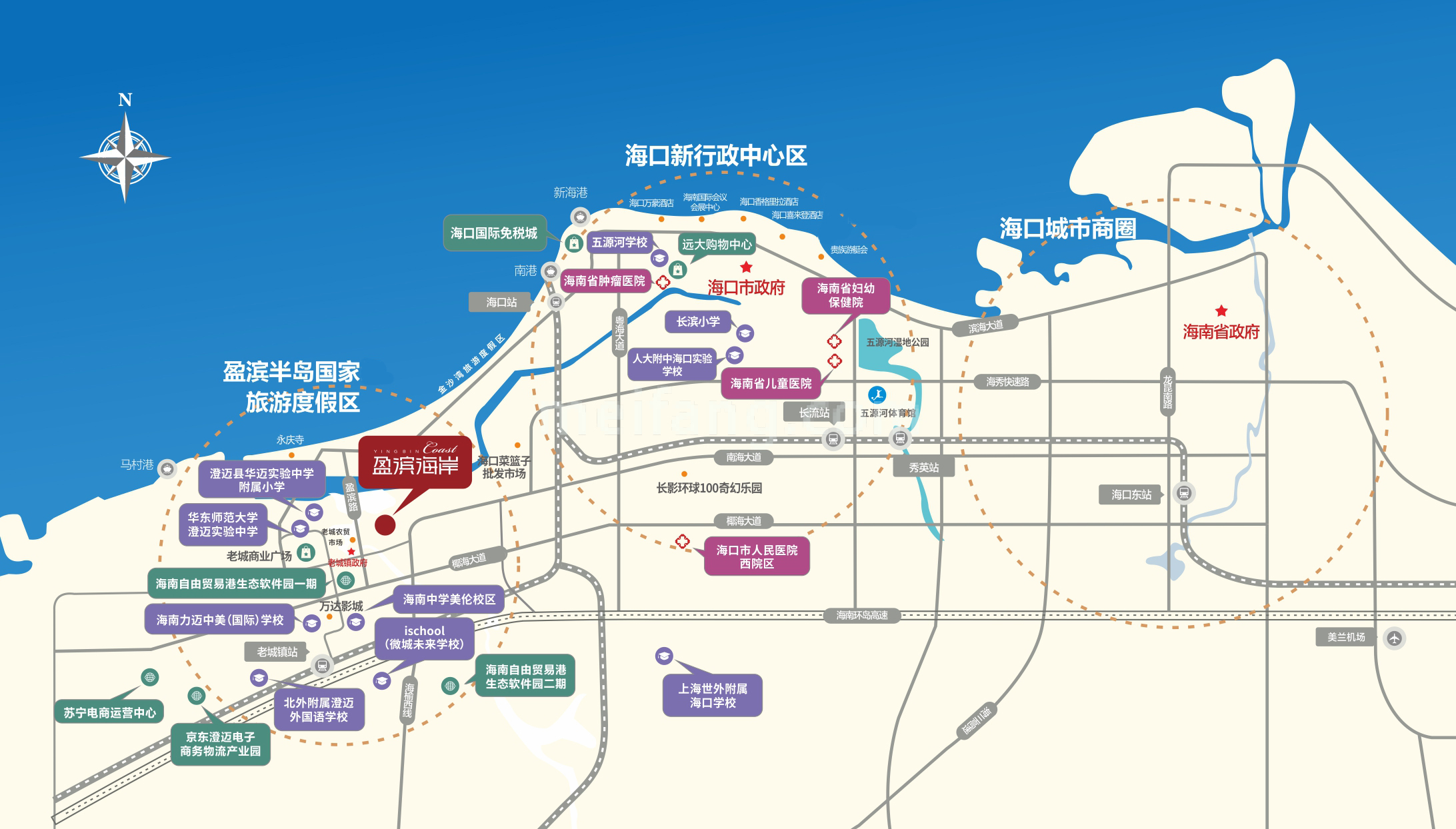 盈滨海岸区位图