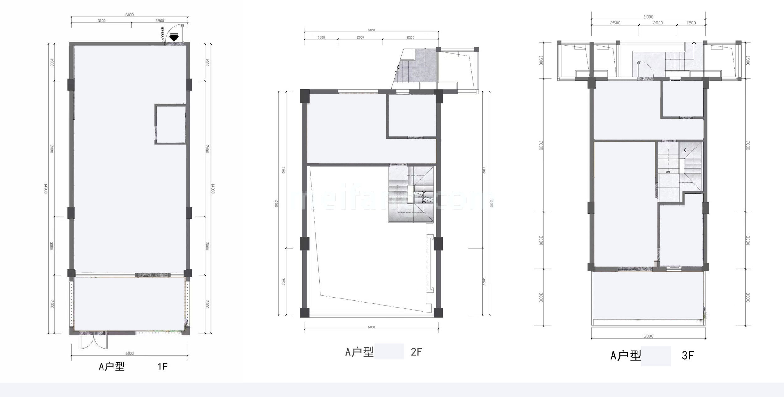 爱上山梦想小镇商业办公 一楼下叠院景 建筑面积78㎡，实得面积200㎡
