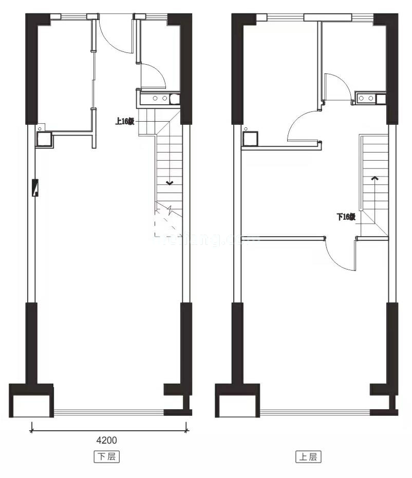 loft 1#A-1户型 建面56㎡