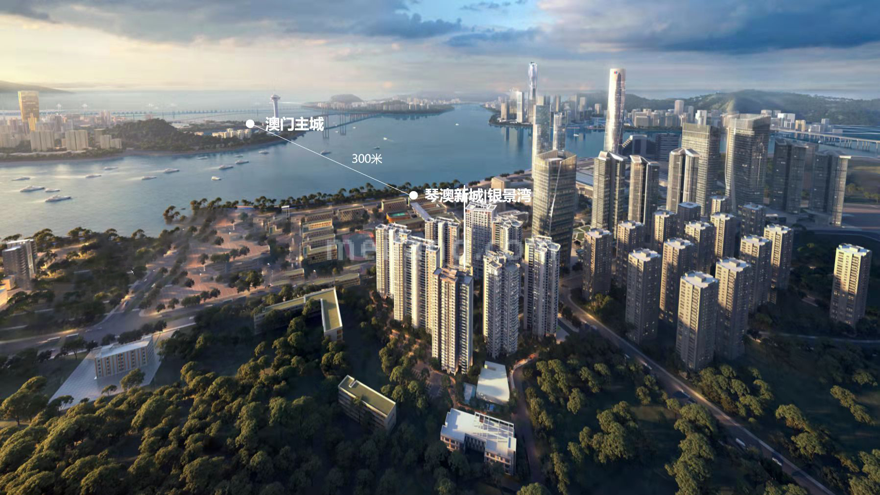 华发琴澳新城银景湾效果图