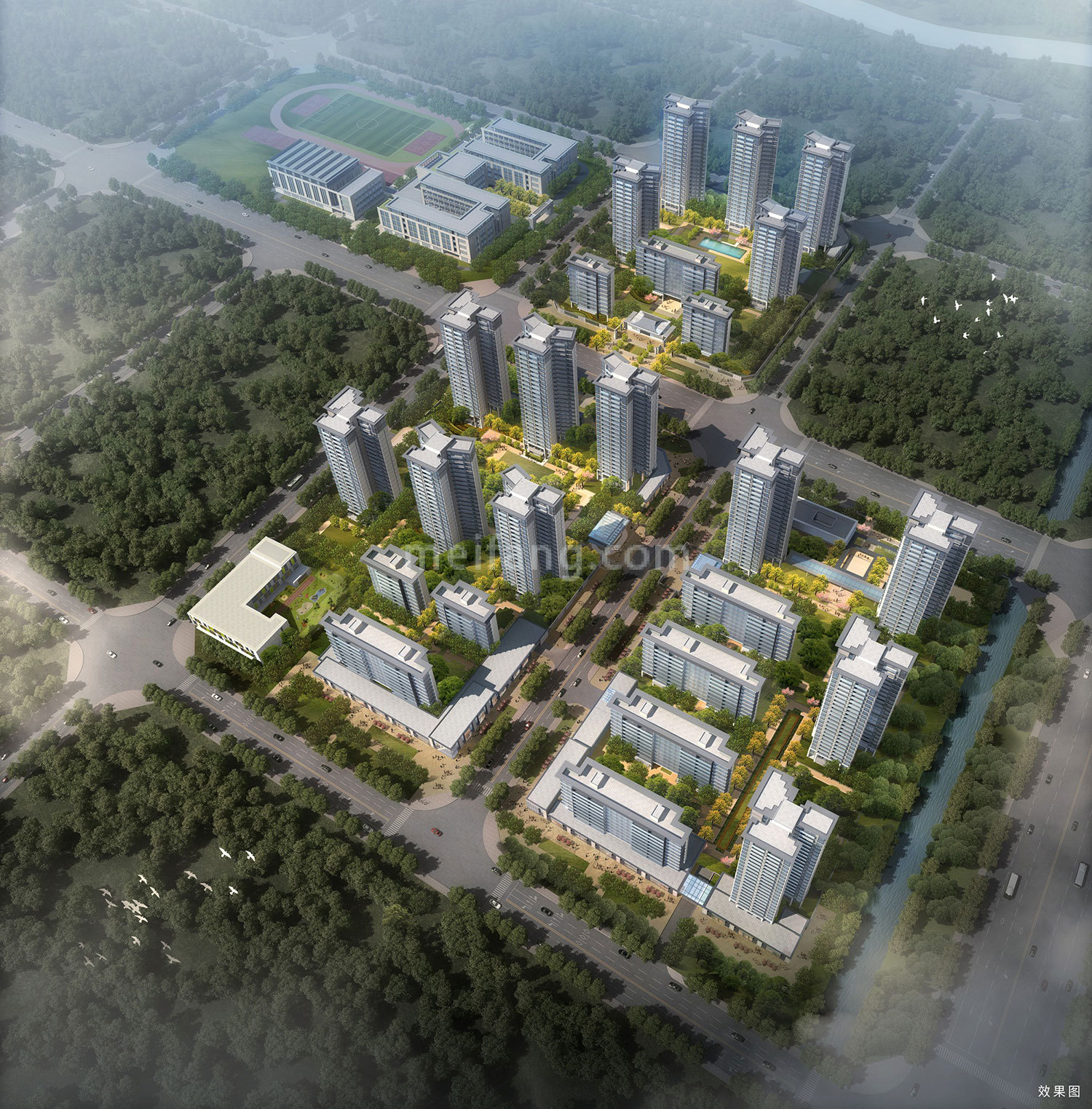 融创云水观棠花园