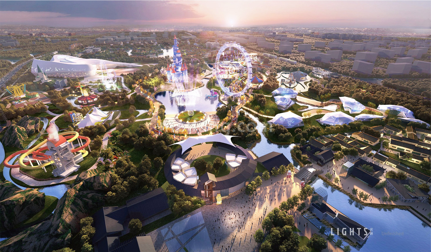 海泉湾时光序姆明主题乐园效果图