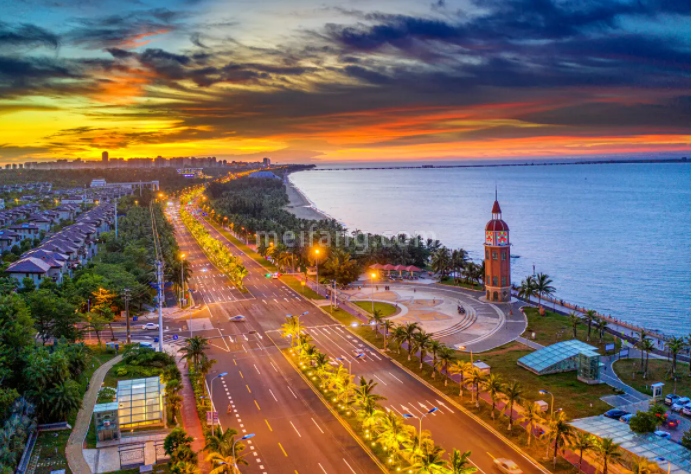 海上日出西海岸
