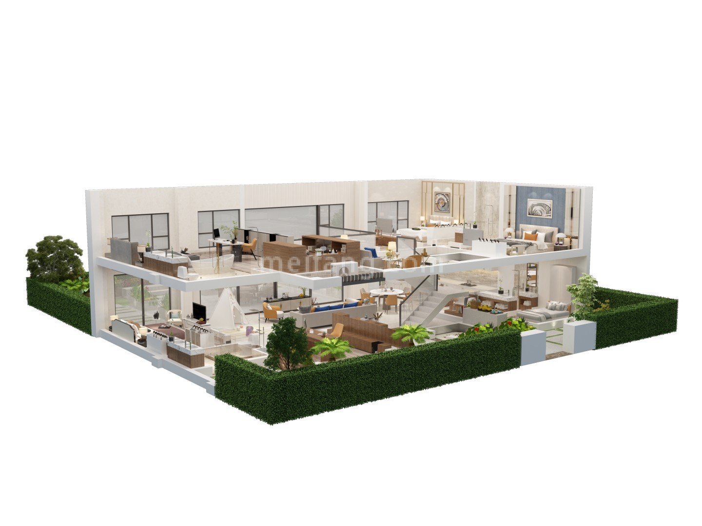 叠墅 6房5厅5卫170平