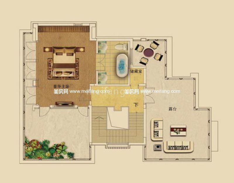 岛心独栋三层 5室3厅 建面501㎡