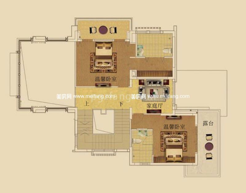 恒大美丽沙 环岛独栋二层 4室3厅 建面406㎡