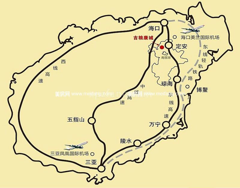 吉粮康城 地图