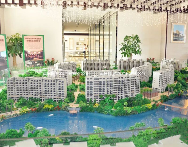 华悦海棠沙盘实景图
