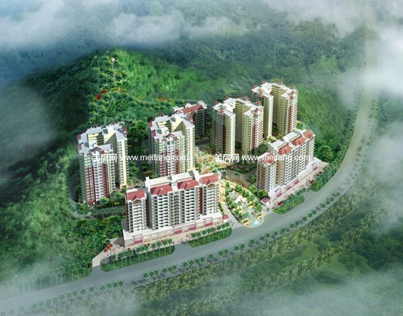 圣煜颐山居鸟瞰图