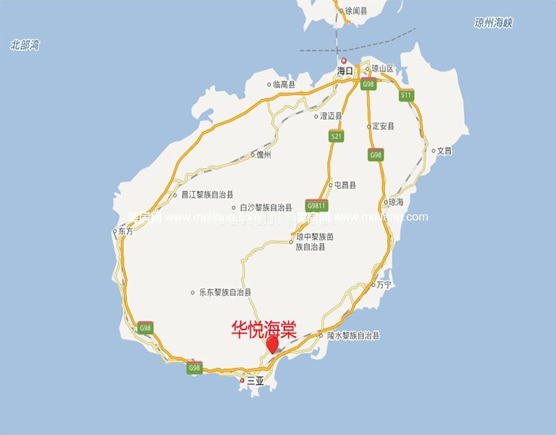华悦海棠区位图