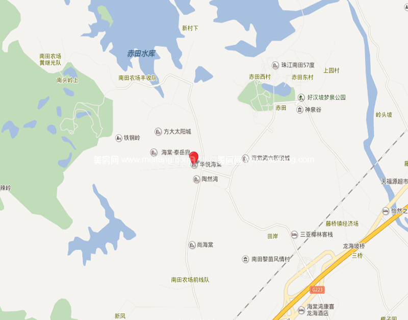 华悦海棠区位图