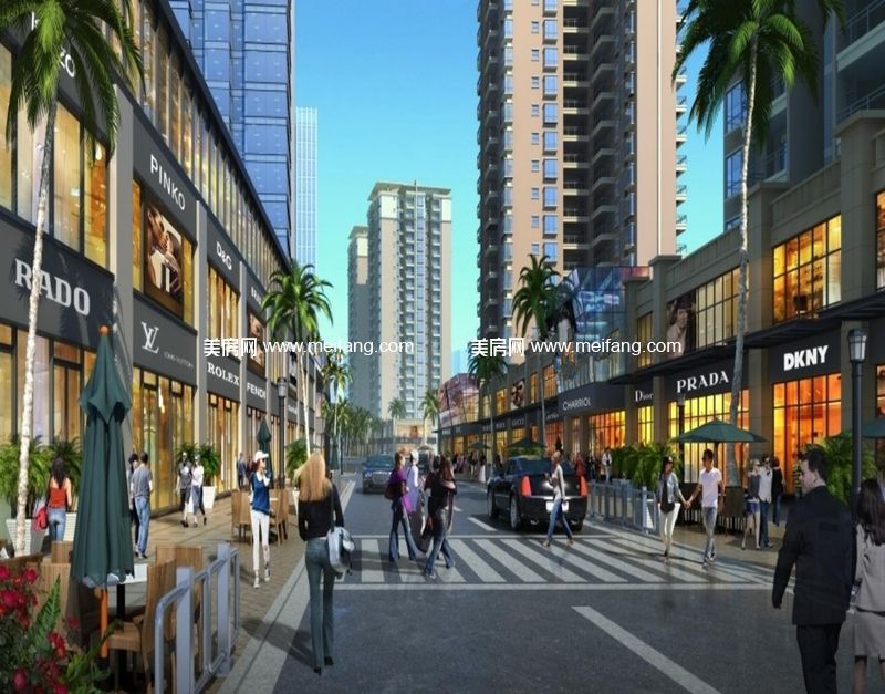 水韵金江 商业街效果图