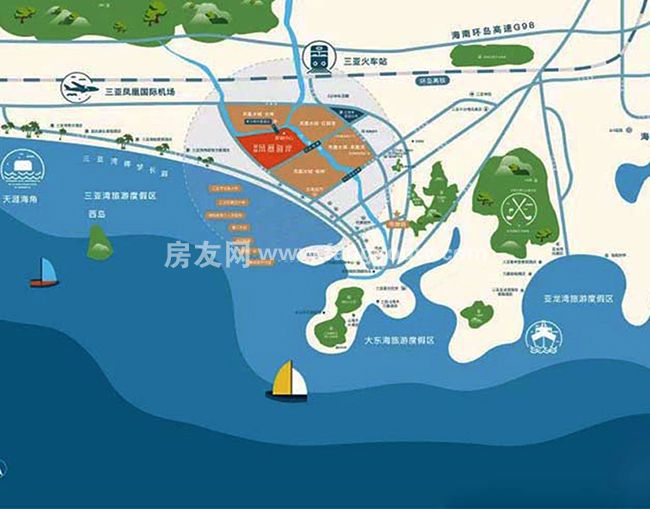 三亚凤凰海岸具体规划图片