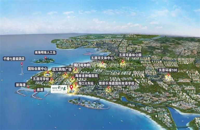 雅居乐金沙湾区位图