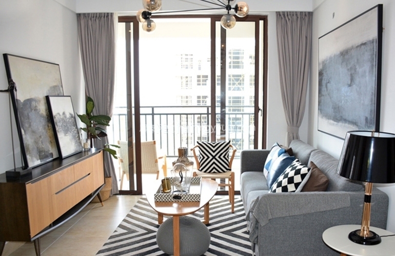 桃源居御品样板间：客厅