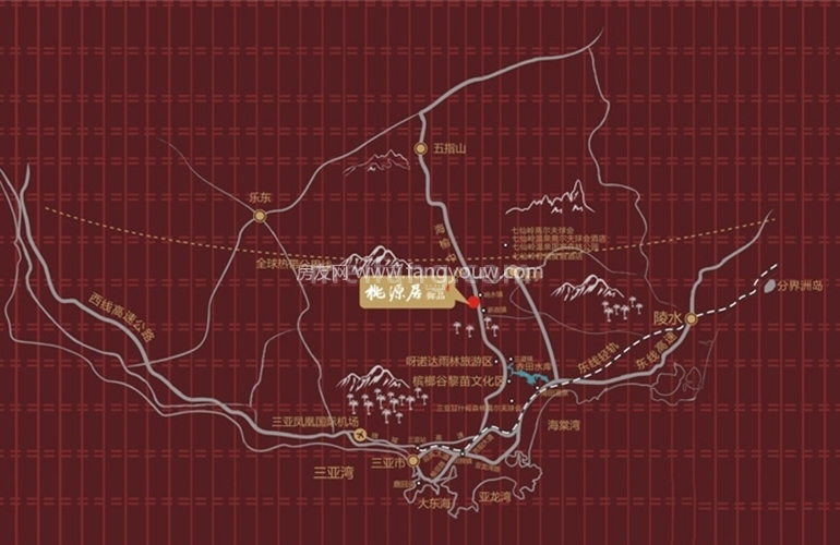 桃源居御品区位图